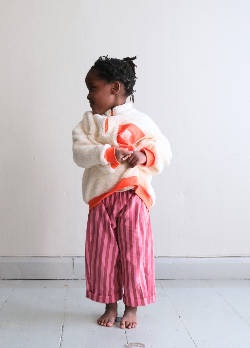 COTTON PANTS BERRY