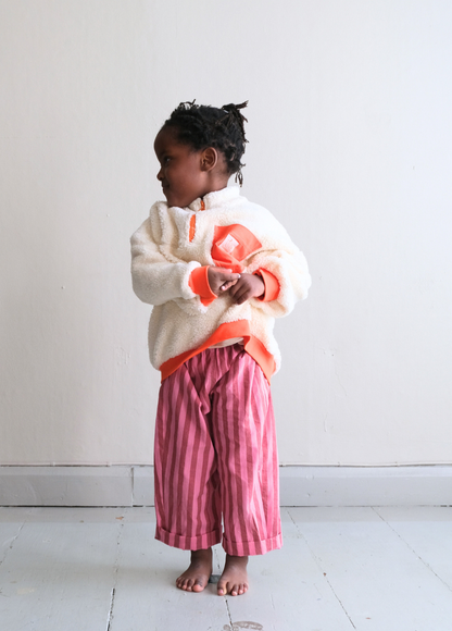 COTTON PANTS BERRY