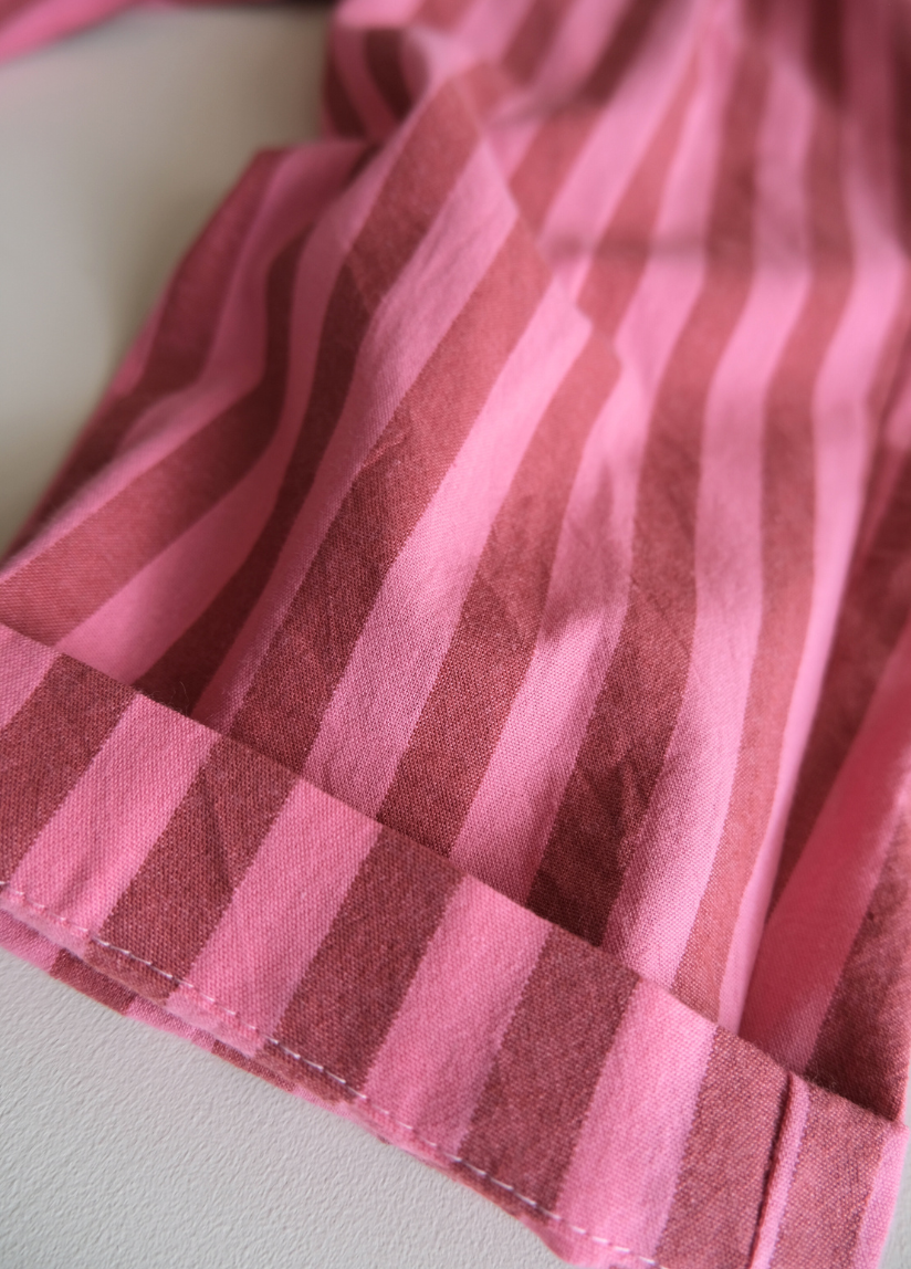 COTTON PANTS BERRY